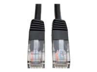 Eaton Tripp Lite Series Cat5e 350 MHz Molded (UTP) Ethernet Cable (RJ45 M/M), PoE - Black, 1 ft. (0.31 m)