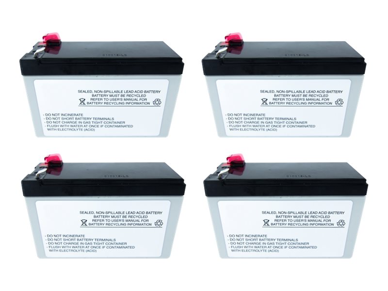 BTI - UPS battery - Sealed Lead Acid (SLA) (pack of 4)