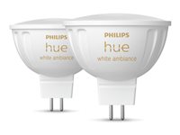 Philips Hue White ambiance LED-spot lyspære 5.1W G 400lumen 2000-6500K Varmt til køligt hvidt lys