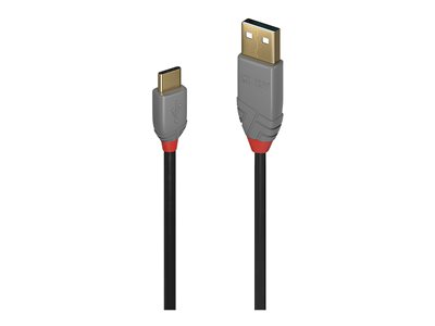 LINDY 3m USB 2.0 Typ A/C Kabel Anthra - 36888