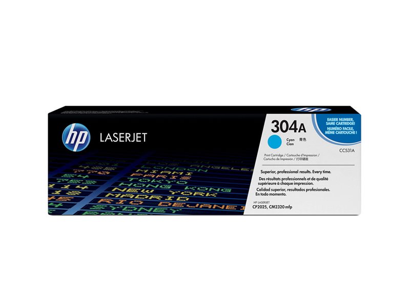 HP COLOR LASERJET CC531A CYAN P