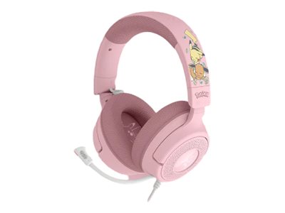 Kraken v4 X Wired USB Gaming Headset, Pikachu & Eevee Edition