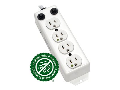 Eaton Tripp Lite Series Safe-IT UL 1363A Medical-Grade Power Strip for Patient-Care Vicinity, 4x 15A Hospital-Grade Outlets