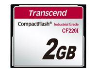 Transcend CF220I Industrial Temp CompactFlash-kort 2GB 40MB/s