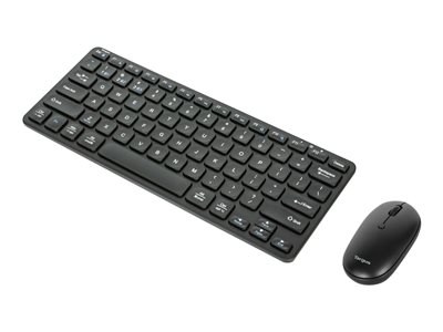 Targus Compact Multi-Device Keyboard and mouse set antimicrobial wireless Bluetooth 5.1 