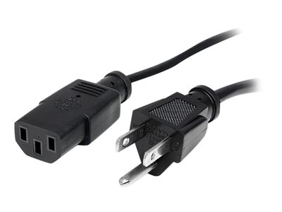 StarTech.com 10ft (3m) Heavy Duty Power Cord, NEMA 5-15P to C13 AC Power Cord, 15A 125V, 14AWG, Replacement Computer Power Cord, Monitor Power Cable, NEMA 5-15P to IEC 60320 C13 Power Cord - PC Power Supply Cable