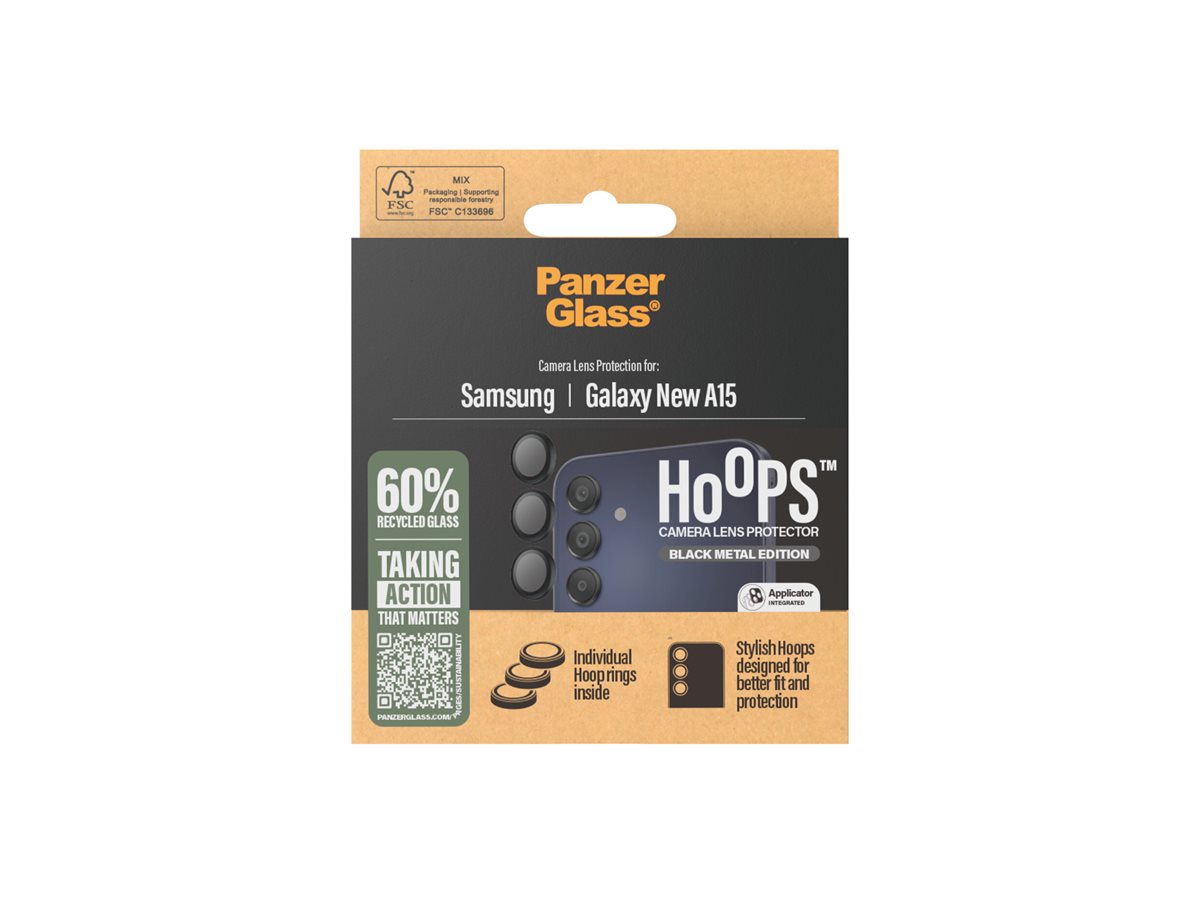 PanzerGlass Hoops Samsung Galaxy A16/A16 5G černé ochranné čočky fotoaparátu – foto 4
