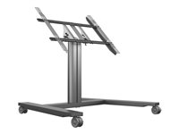 Multibrackets M Public Display Stand 80 HD Wheelbase Single Vogn med hjul LCD display 32'-55'