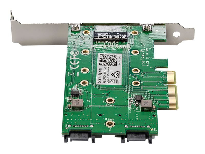 StarTech.com Adaptateur SSD M.2 NGFF à 3 ports - 1x M.2 PCIe (NVMe), 2x
