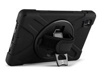 Cellairis Rapture - Back cover for tablet - rugged - w/ kickstand - silicone - black - for Samsung Galaxy Tab A7 Lite