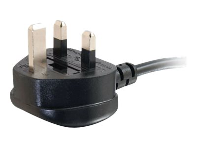 C2G 3m 18 AWG UK 90° Power Cord (IEC320C13R to BS 1363) - elektrický kabel - power IEC 60320 C13 do BS 1363 - 3 m – foto 4
