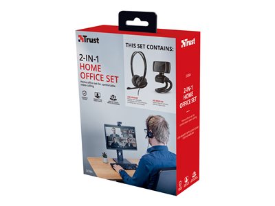 Product | Trust Doba 2-in-1 Home Office Set - webcam