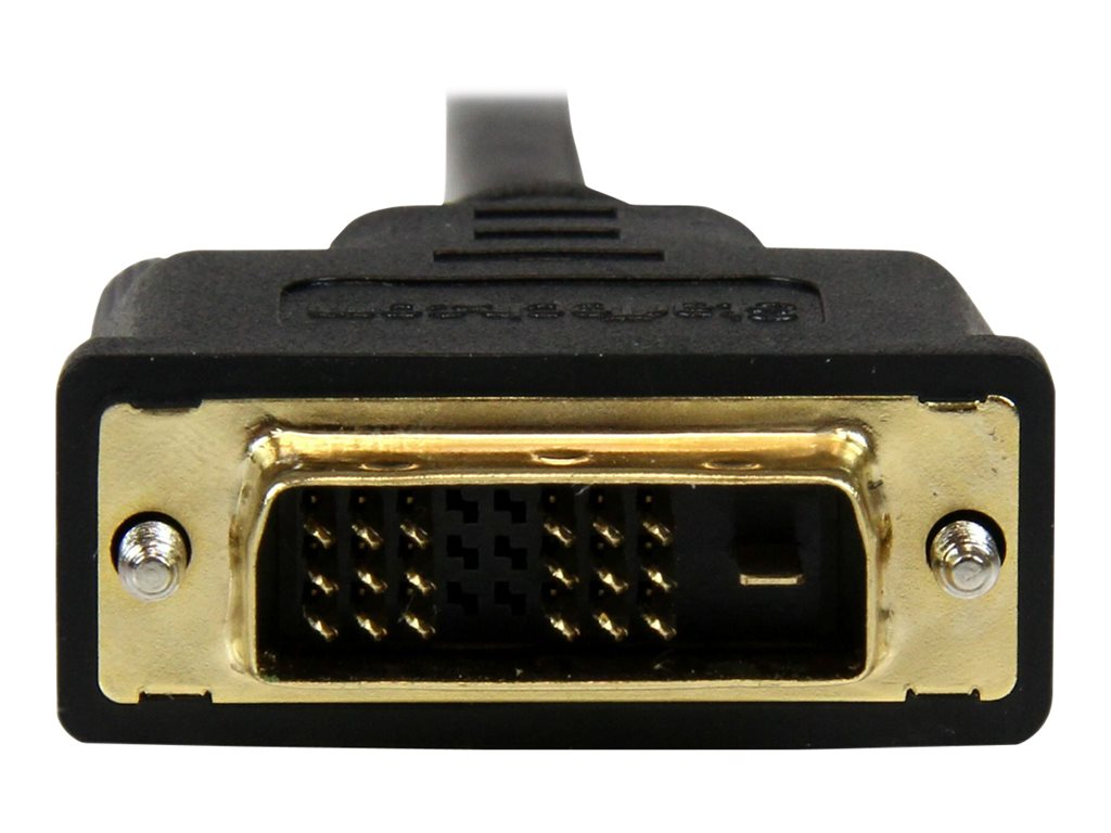 StarTech .com Câble Adaptateur Micro HDMI® vers DVI-D M/M pour Tablet et Smartphone, 1x Micro HDMI (Type D) Mâle, 1x DVI-D (18+1) Mâle