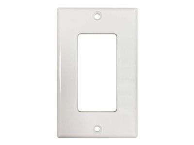 Eaton Tripp Lite Series Single-Gang Antibacterial Wall Plate, Decora Style, Ivory, TAA