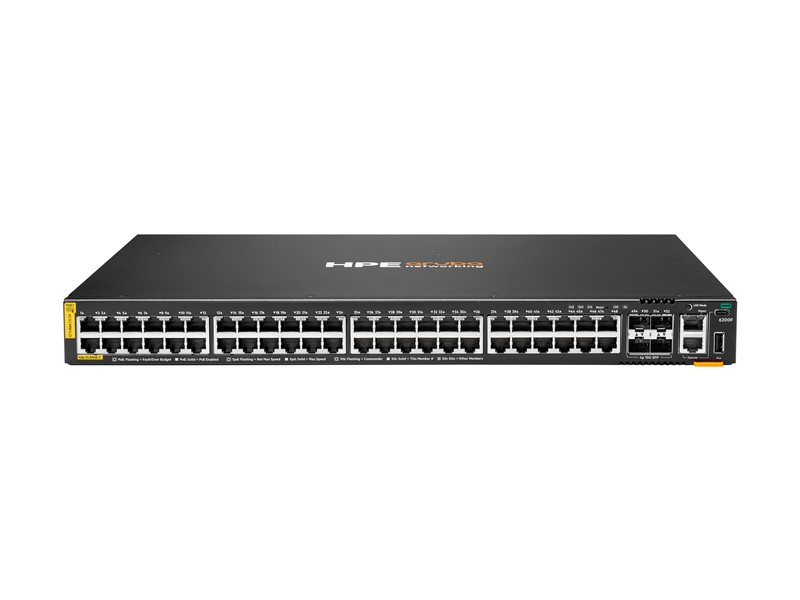 HPE Aruba Networking CX 6200F 48G Class4 PoE 4SFP+ 740W Switch