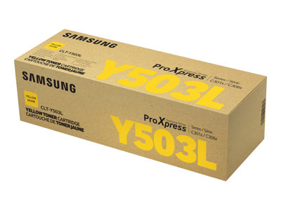 Samsung CLT-Y503L High Yield yellow original toner cartridge (SU494A) 