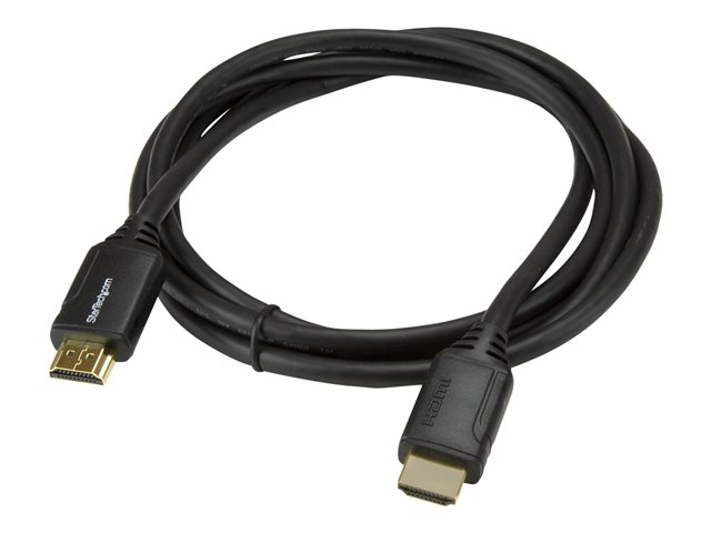 Image of StarTech.com 6ft (2m) Premium Certified HDMI 2.0 Cable with Ethernet, High Speed Ultra HD 4K 60Hz HDMI Cable HDR10, HDMI Cord (Male/Male Connectors), For UHD Monitors, TVs, Displays - Durable HDMI Cable - HDMI cable with Ethernet - 2 m