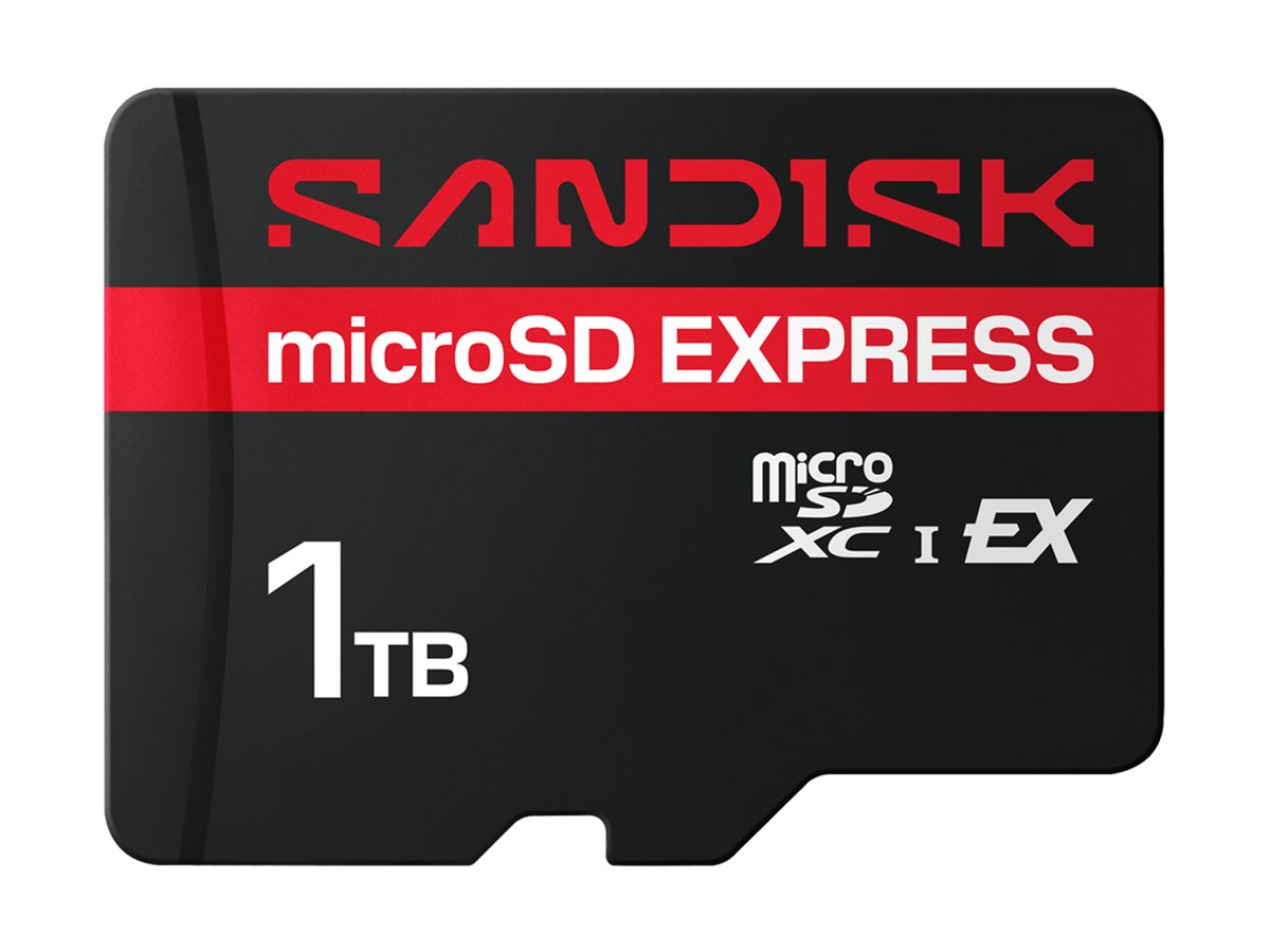 SanDisk - paměťová karta flash - 1 TB - microSD PCI Express Gen 3.1 UHS-I