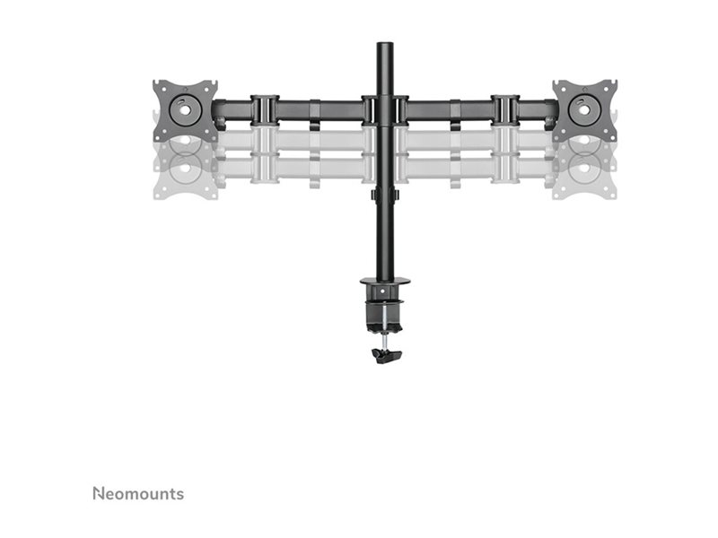 NEOMOUNTS Flat Desk Mount 2 screens Blk