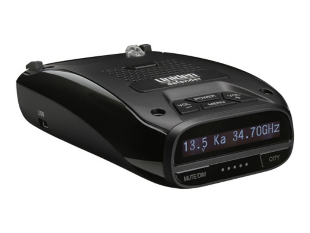 Uniden DFR6NZ radar/laser Product shot Left-angle 79600