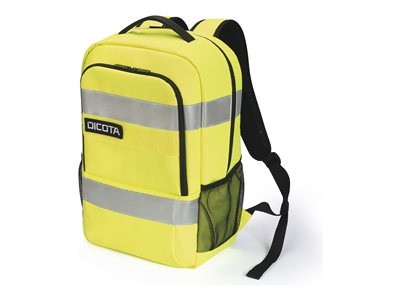 Dicota Backpack HI-VIS Base 24 litre yellow