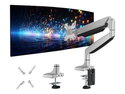 SIIG - Mounting kit (grommet mount, mounting plate, C-clamp, full motion arm)
