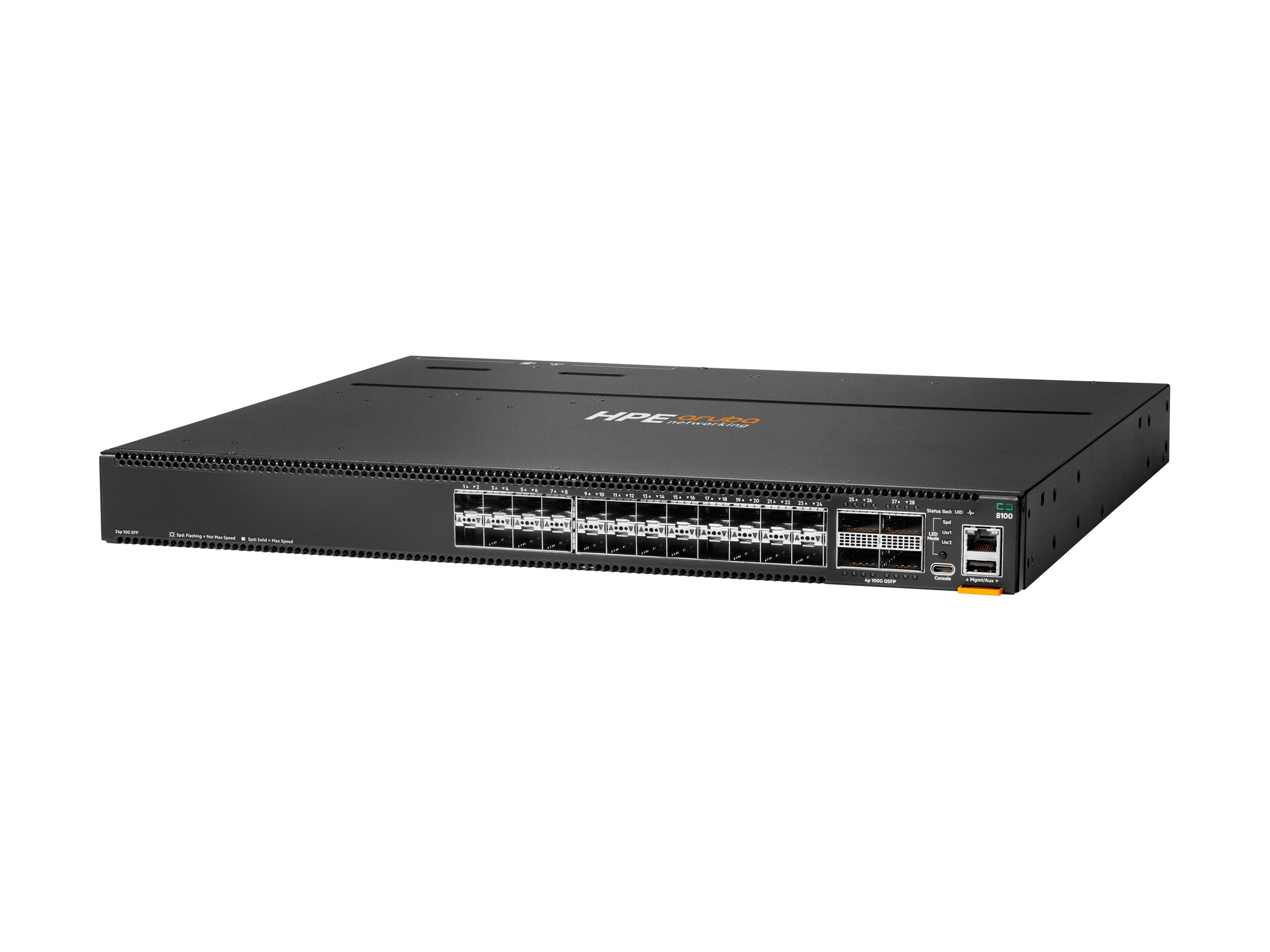 HPE Aruba Networking CX 8100 24x10G SFP+ 4x40/100G QSFP28 Switch