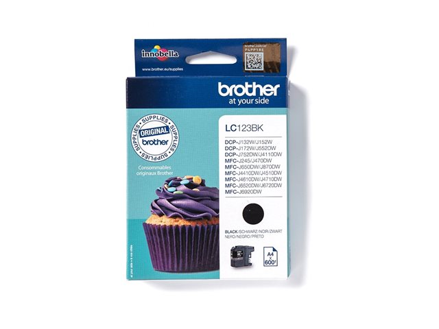 BROTHER LC-123 ink cartridge black LC123BK