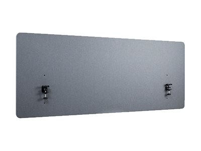 Konic table acoustic/privacy panel rectangular Product shot Back 78250