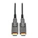 Eaton Tripp Lite Series 8K HDMI Fiber Active Optical Cable with Detachable Connectors M/M 8K 60Hz Black 20M