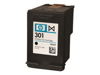 HP 301 - Black - original - ink cartridge - for Deskjet 1000, 1010, 1050 J410, 1050A J410, 1051A J410, 1055 J410, 1056 J410, (1510), 1512