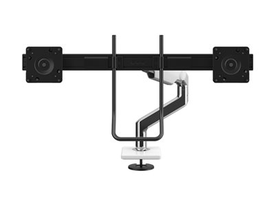 Humanscale M8.1 - Mounting kit (monitor arm, bolt-through mount, crossbar for dual monitors with handle, angled / dynamic link)