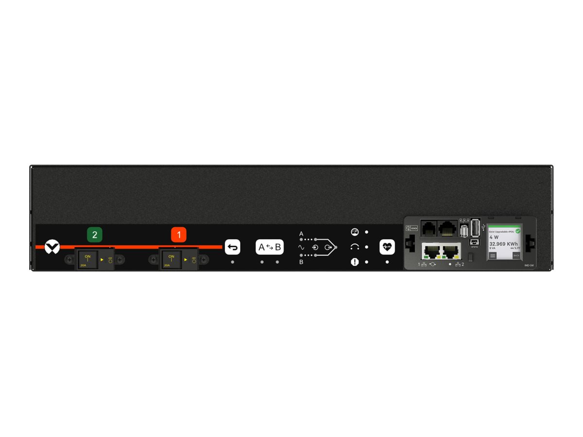Geist Rack Transfer Switch Monitored Unit Level AN05M2R1-24CF18-3TL6TL6A011-D