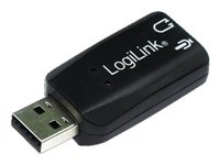 LogiLink USB Soundcard Virtual 3D Soundeffects USB 2.0 Ekstern