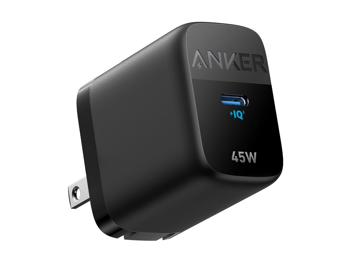 ANKER 313 CHARGER 45W BLACKSUPPORTS SUPER FAST CHARGING 2.0