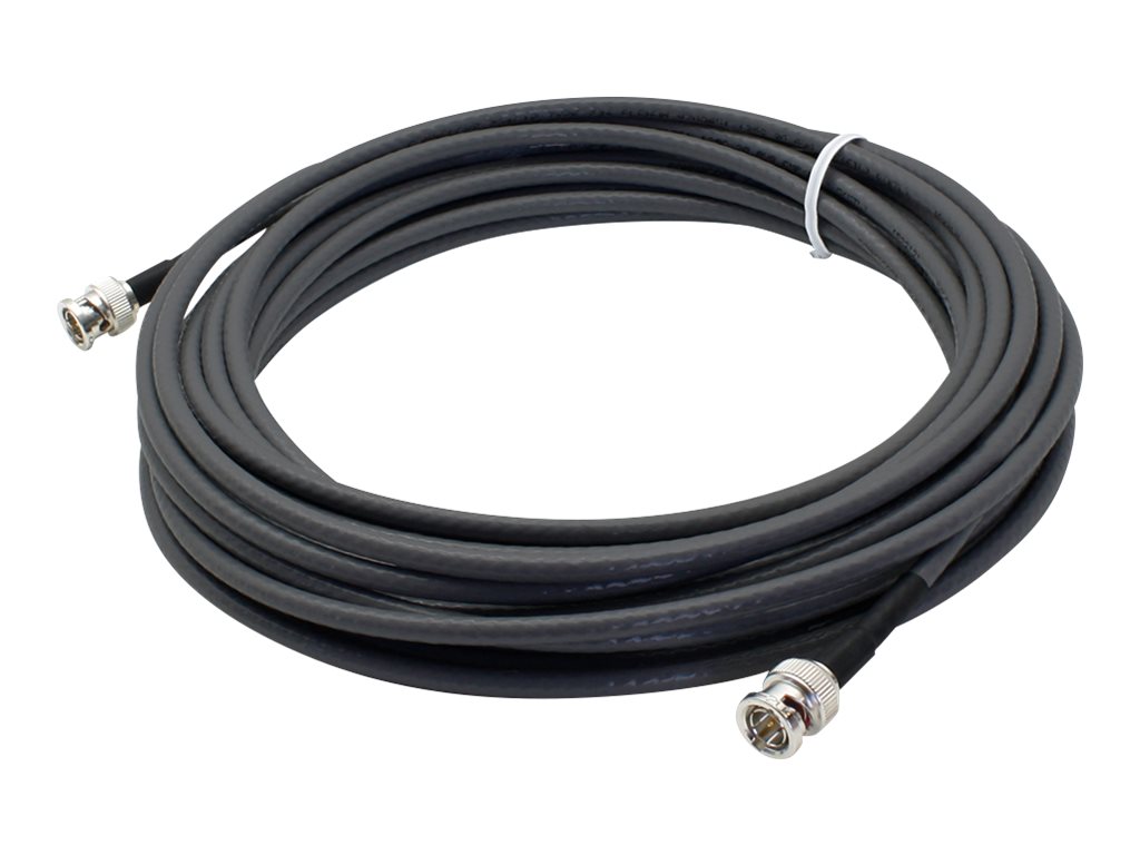 AddOn 32.81ft BNC Coaxial Black Patch Cable