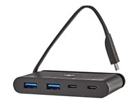 Nedis TCARF250BK Hub 4 porte USB