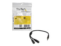 StarTech.com Adaptateur pour casque avec prises pour écouteur et microphone  séparées - Mini-Jack 3,5mm