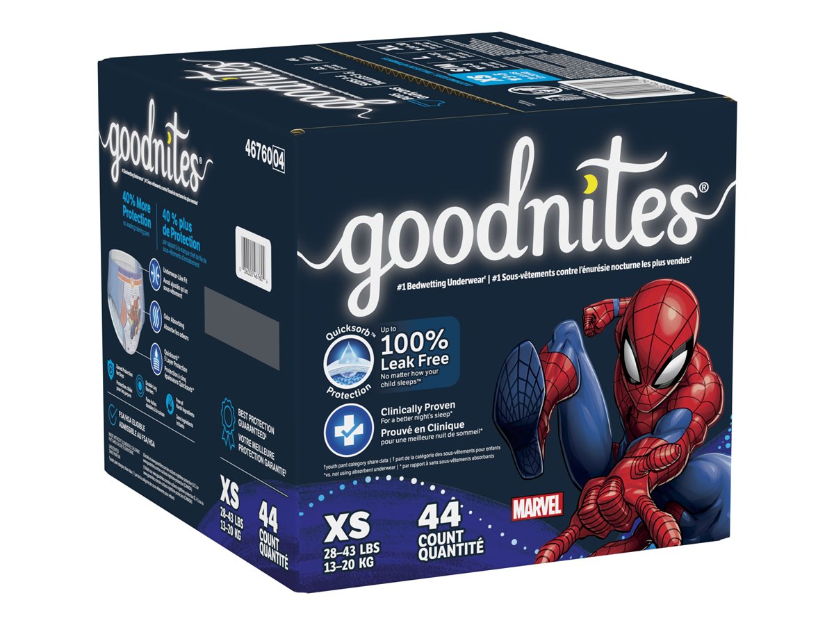 GoodNites Youth Overnight Underwear - Marvel Heroes