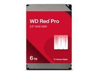 WD Red Pro Harddisk WD6005FFBX 6TB 3.5' Serial ATA-600 7200rpm
