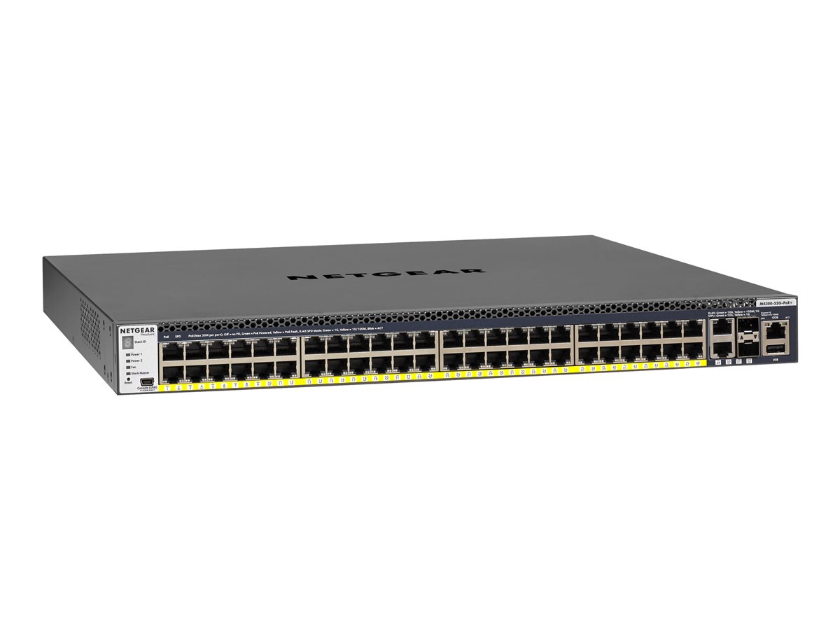 NETGEAR M4300-52G-POE+ Managed SWCH APS
