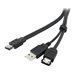 StarTech eSATA and USB A to Power eSATA Cable
