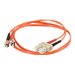 C2G 2m SC-ST 62.5/125 OM1 Duplex Multimode PVC Fiber Optic Cable