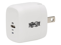 Tripp Lite USB C Wall Charger Compact 1-Port - GaN Technology, 20W PD3.0 Charging, White;