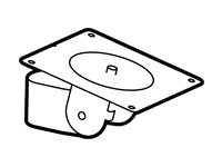 Ergotron LX Pro mounting kit - for flat panel - conversion kit - white