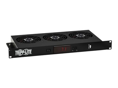 Tripp Lite 1U Blanking Panel with Temperature Sensor and High-Performance Fans