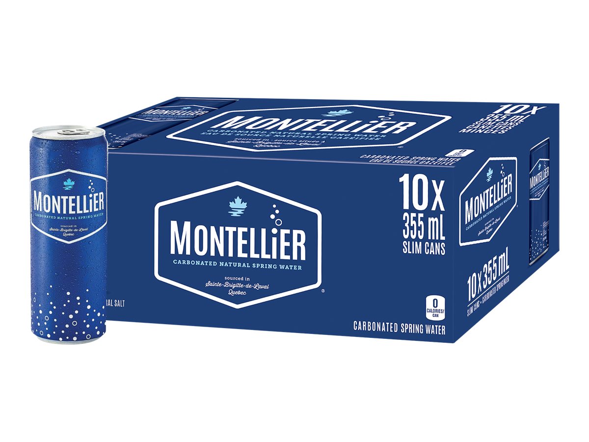 MONTELLIER SPARKLING WATER 10X355ML
