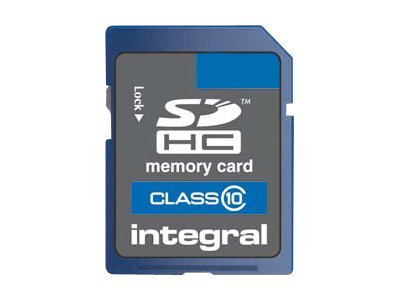 Image of Integral - flash memory card - 4 GB - SDHC
