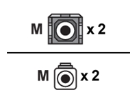 AddOn - Cordon de raccordement - Conformité TAA - LC/PC multimode (M) pour SC/PC multimode (M) 