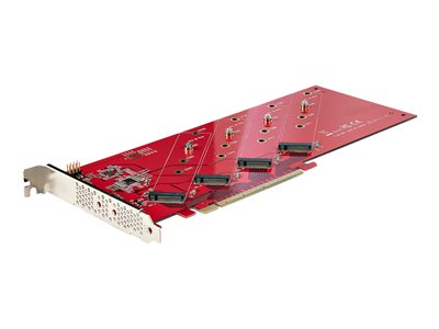 STARTECH.COM QUAD-M2-PCIE-CARD-B, Komponenten Zubehör  (BILD1)